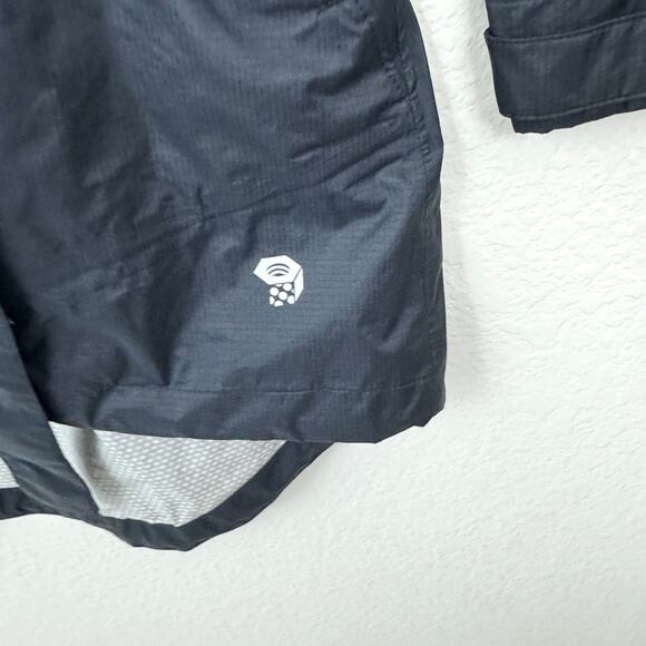 Mountain Hardware Womens Full Zip Nylon Jacket Size M Hooded Lightweight Belted - Picture 4 of 15